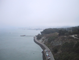Vue de San Francisco depuis le pont