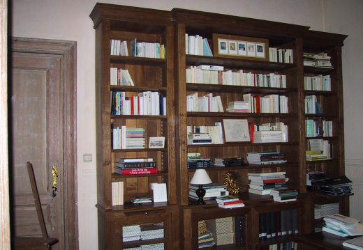 Le bureau d'Isabelle et la bibliothèque