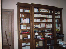 Le bureau d'Isabelle et la bibliothèque