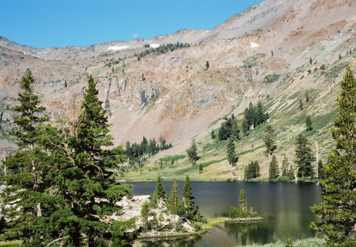 Half-Moon Lake sous la lune