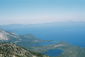 Lac Tahoe depuis le Mont Tallac (Emerald Bay en premier plan)
