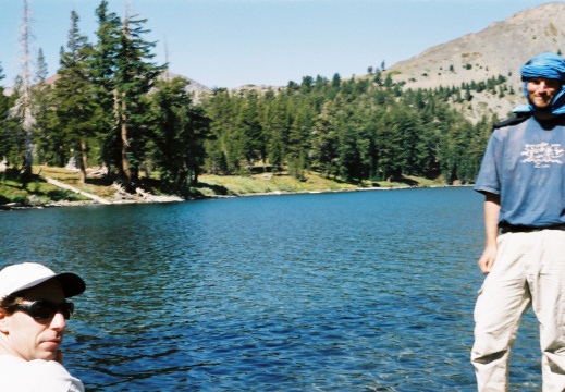 Alexis et P.O. sur les rives du Gilmore Lake