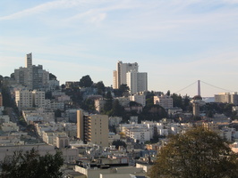 3055 - Russian Hill, Lombard Street, et le Golden Gate Bridge