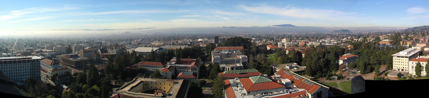3033 - Vue ouest depuis le Campanile de l'université de Berkeley