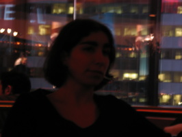 Amel, au bar du Mariott à Times Square
