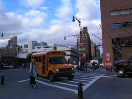 Même à NYC; il y a des school bus...