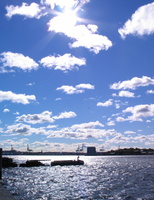 Le port de Brooklyn, depuis l'embarcadère du Staten Island Ferry