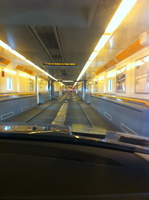Dans le shuttle, Eurotunnel