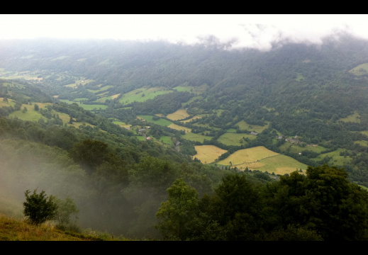 La Vallée du Mars (Le Falgoux) depuis le col d'Aulac