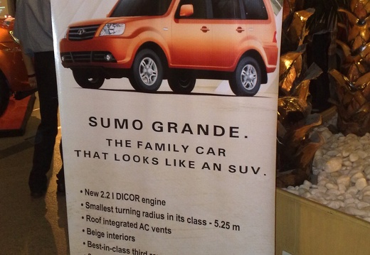 Tata Sumo, elle a tout d'une grande...