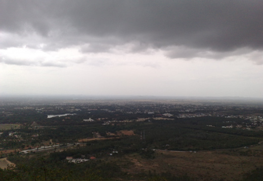 Vue de Mysore depuis Chamundi Hill