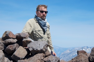 Selfie at the top of Sonora Peak