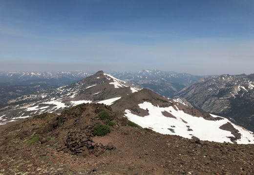 Stanislaus Peak and North-west ridge of Sonora Peak