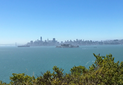 Alcatraz and San Francisco from Angel Island