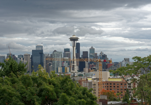 Space Needle and Seattle Downtown from Kerry Park
