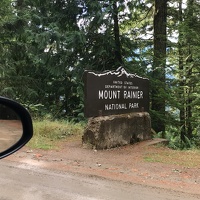 En route to Mount Rainier National Park