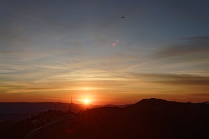 Sunset from Mount Umunhum