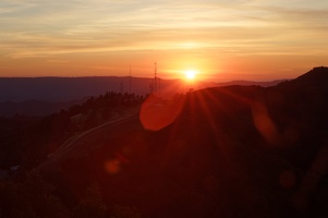 Sunset from Mount Umunhum