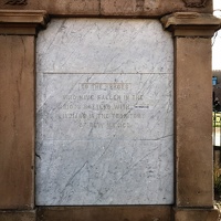 Indian War Memorial monument - Santa Fe Plaza