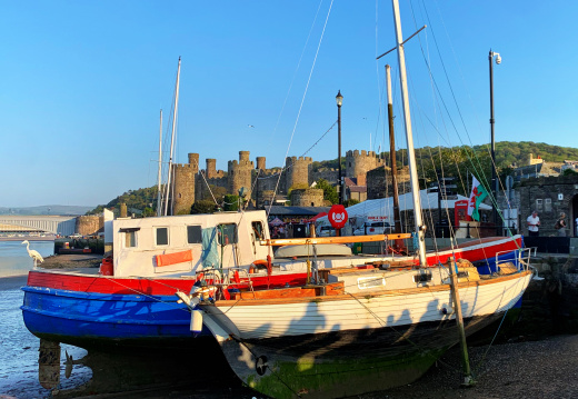 Conwy Castle and Harbor