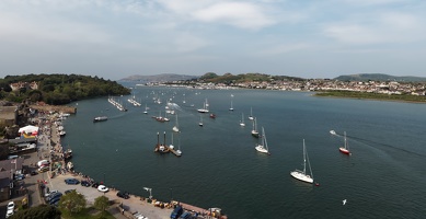 Conwy Harbor and River from Conwy Castle