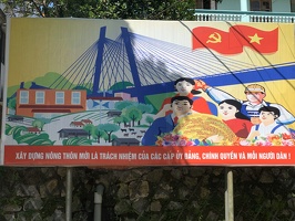 Rues de Bac Quang - propagande pour le développement rural