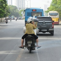 Dans les rues de Hanoi