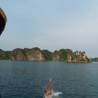 Plongeon dans la Baie de Lan Ha