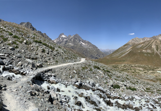 Descente vers le col d'Arsine