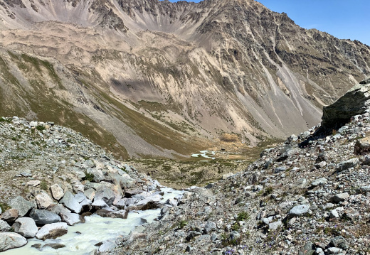 Le lac du glacier d’Arsine par le Casset et le col d’Arsine (GR54)