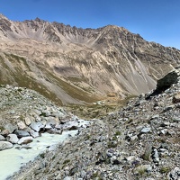 Le lac du glacier d’Arsine par le Casset et le col d’Arsine (GR54)