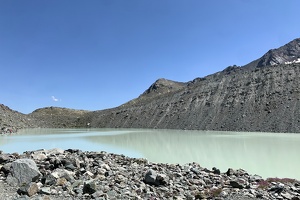 Le lac du glacier d’Arsine