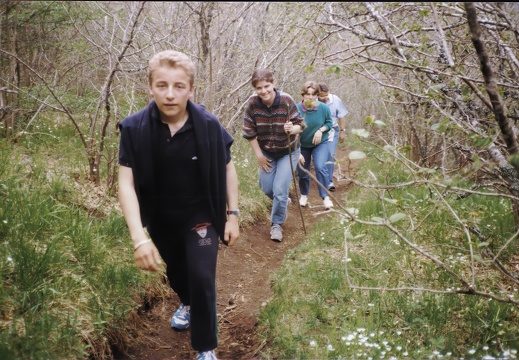 Au Puy de Dôme avec Pascale