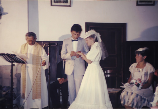 Mariage de Cathy et Patrick - 17 Aout 1985