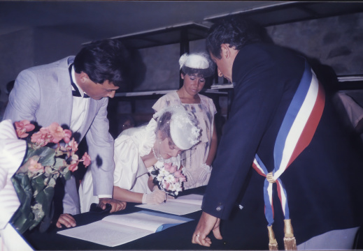 Mariage de Cathy et Patrick - 17 Aout 1985