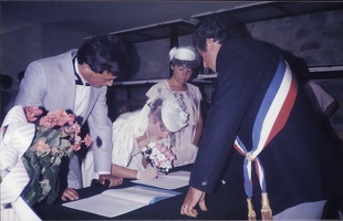 Mariage de Cathy et Patrick - 17 Aout 1985