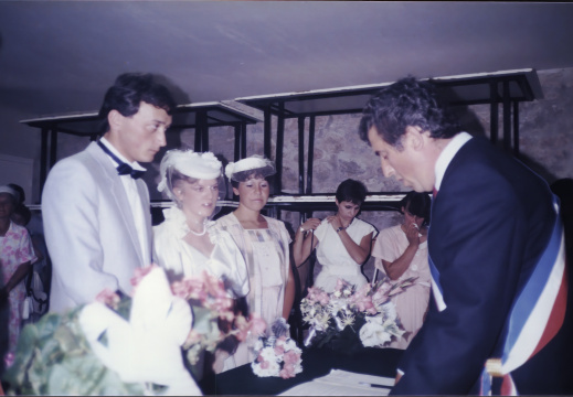 Mariage de Cathy et Patrick - 17 Aout 1985