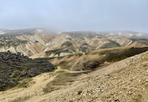 Landmannalaugar - Montée vers le Brennisteinsalda