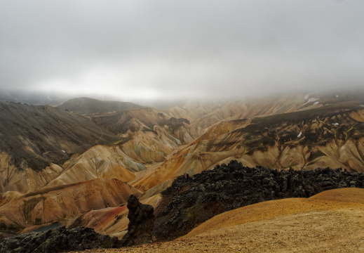 En haut du Brennisteinsalda - Landmannalaugar