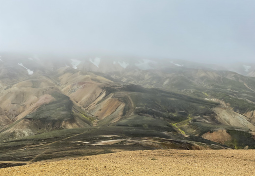 En haut du Brennisteinsalda - Landmannalaugar