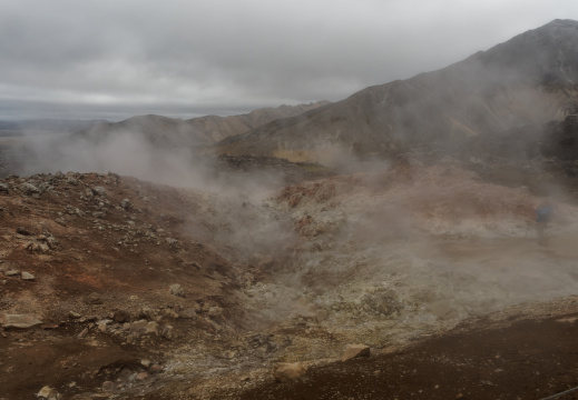 Fumerolles de vapeurs sulfurées - Landmannalaugar