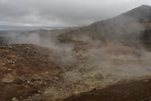 Fumerolles de vapeurs sulfurées - Landmannalaugar