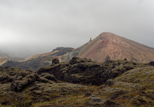 Descente du  Brennisteinsalda - Landmannalaugar