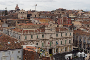 Depuis le dôme de l'abbaye de Saint Agathe - Catania