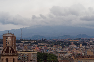 Depuis le dôme de l'abbaye de Saint Agathe - Catania