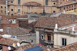 Depuis le dôme de l'abbaye de Saint Agathe - Catania