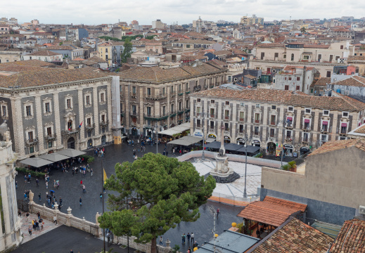 Depuis le dôme de l'abbaye de Saint Agathe - Catania