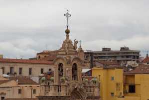 Depuis le dôme de l'abbaye de Saint Agathe - Catania